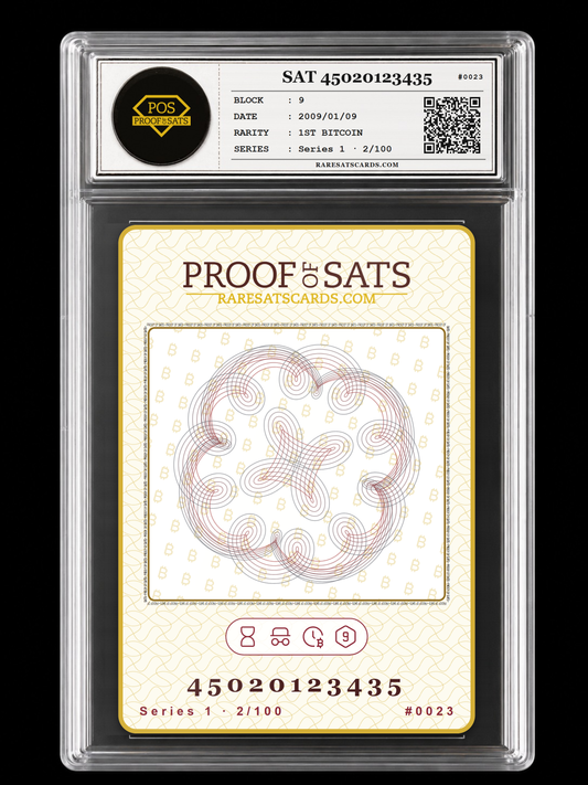 Series 1. 1st Bitcoin Sat